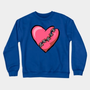 Love My Pink Dead Zombie Heart Crewneck Sweatshirt